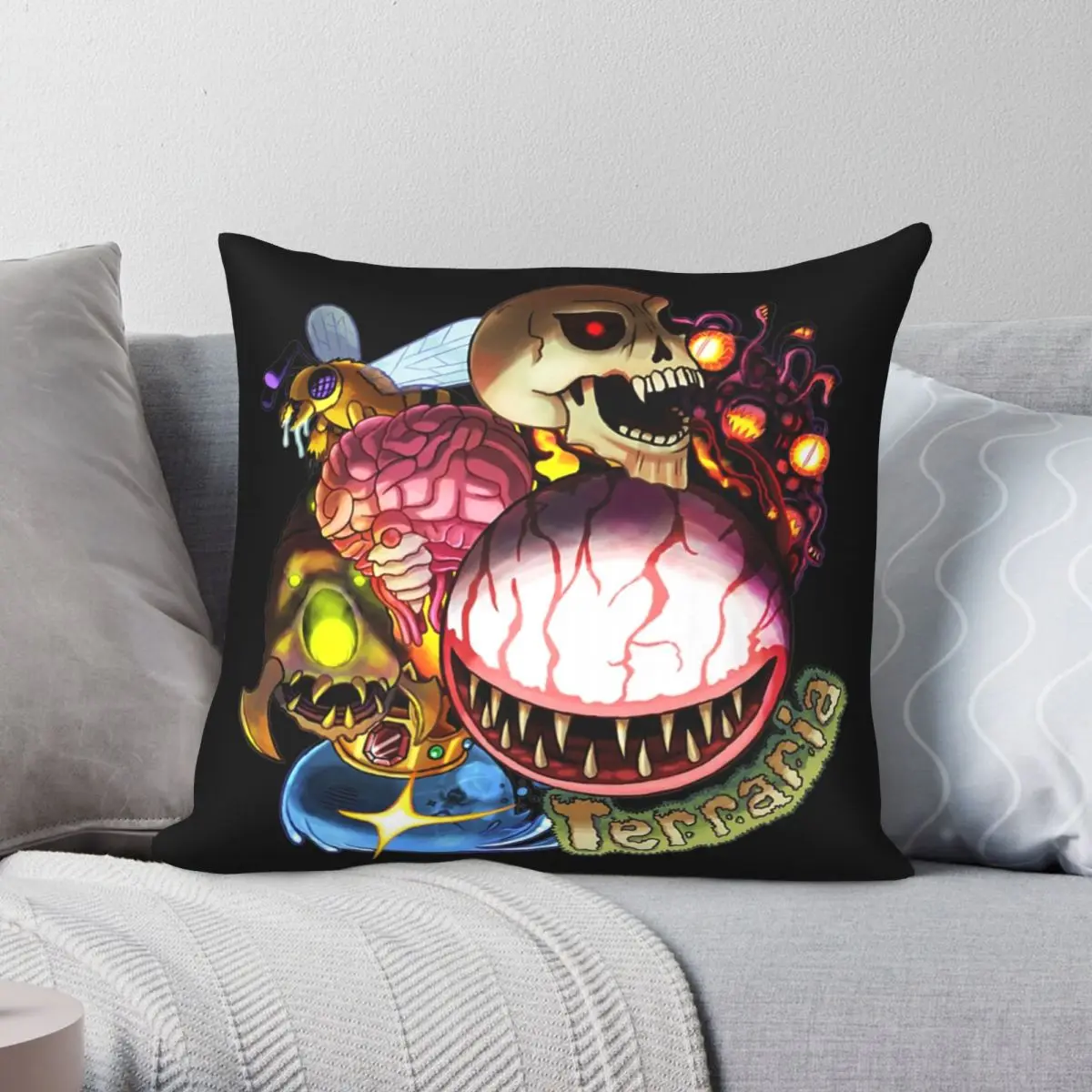 

Квадратная наволочка Boss для фанатов Раш, полиэстер, лен, бархат, принт, молния, Декор, оптовая продажа, 18 дюймов