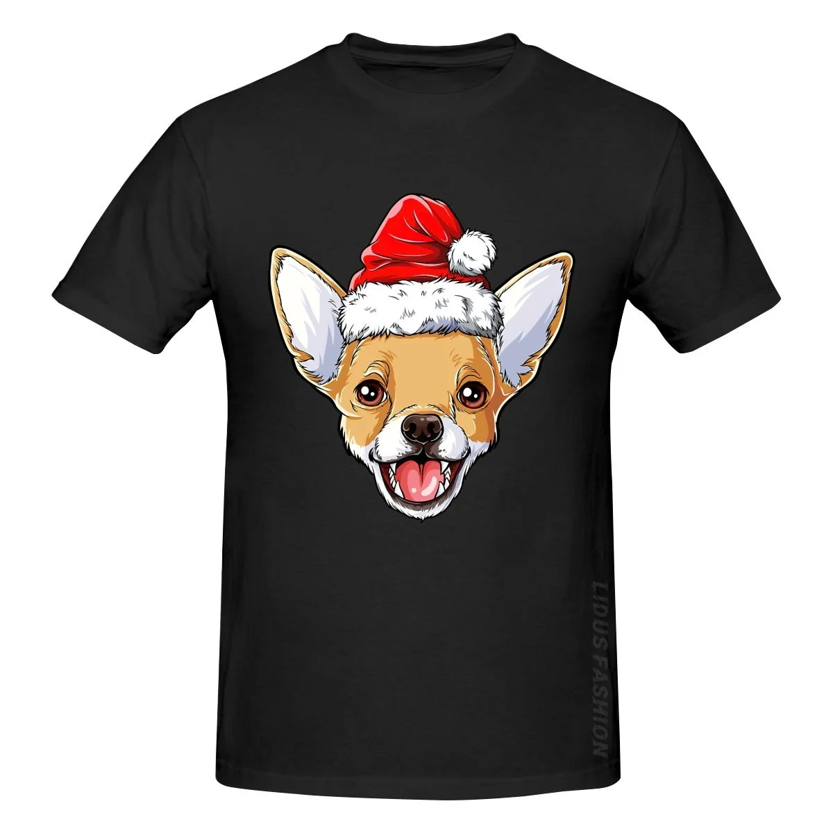 

Chihuahua Santa Christmas Xmas Gifts T Shirt Clothing Graphics Tshirt Short Sleeve Sweatshirt undershirt Unisex T-shirt Tee
