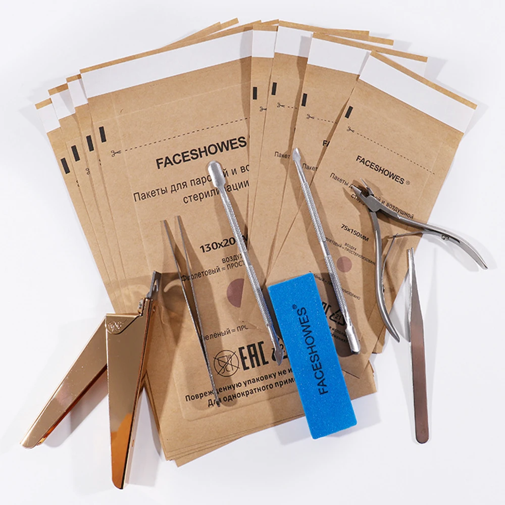 20 шт. одноразовые мешки для дезинфекции ногтей