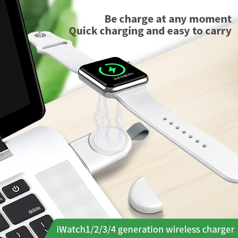 

Portable Watch Charger USB Wireless Charger for IWatch Magnetic Charging