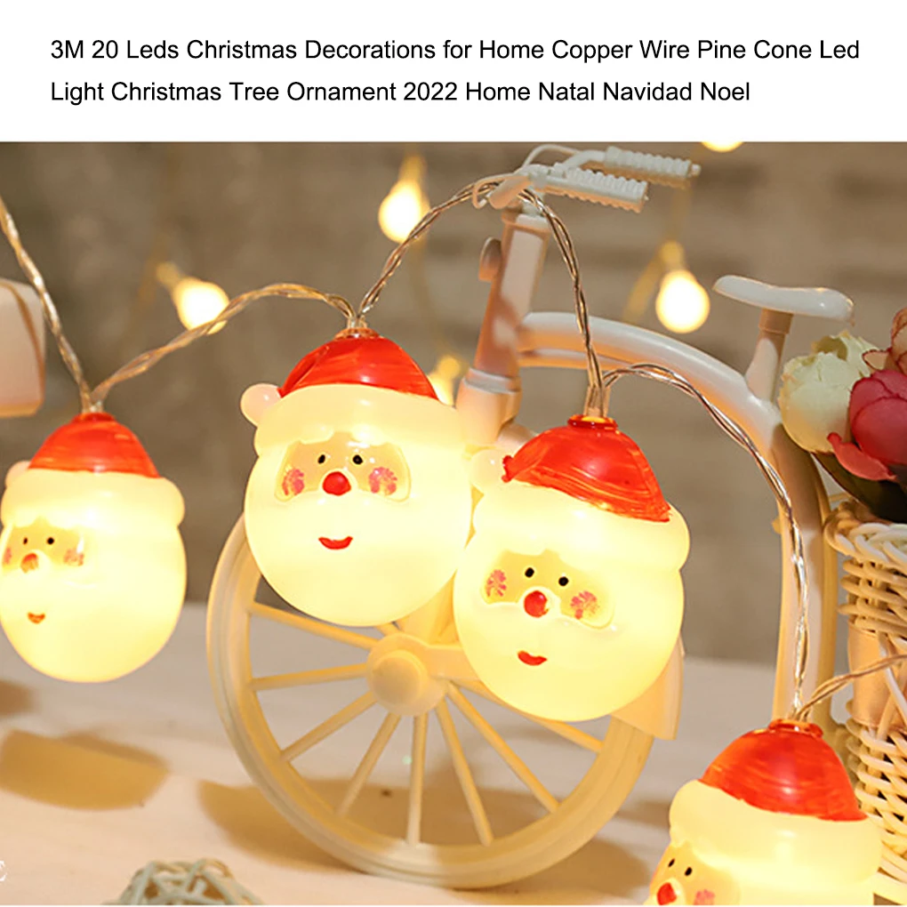 

Рождественская елка, декоративный светильник, подвесной орнамент, светильник, Светодиодная лента, праздничные вечерние лампы для двора, оф...