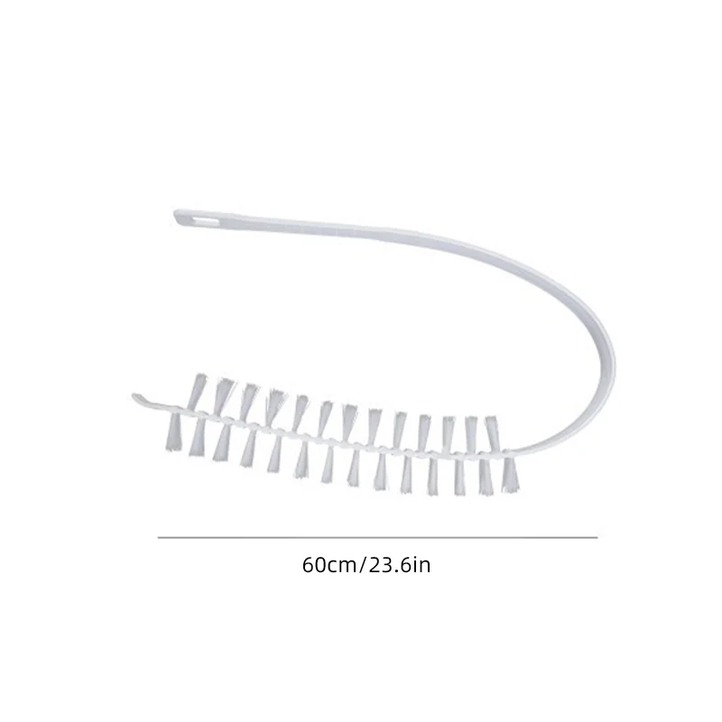 Щетка для чистки стиральной машины белая пластиковая