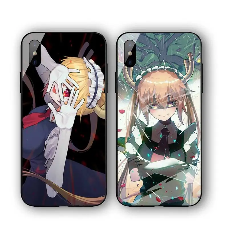 

Miss Kobayashi's Dragon Maid Phone Case For Iphone 11 12 13 14 Pro Max 7 8 Plus X Xr Xs Max Se2020 Tempered Glass Cove