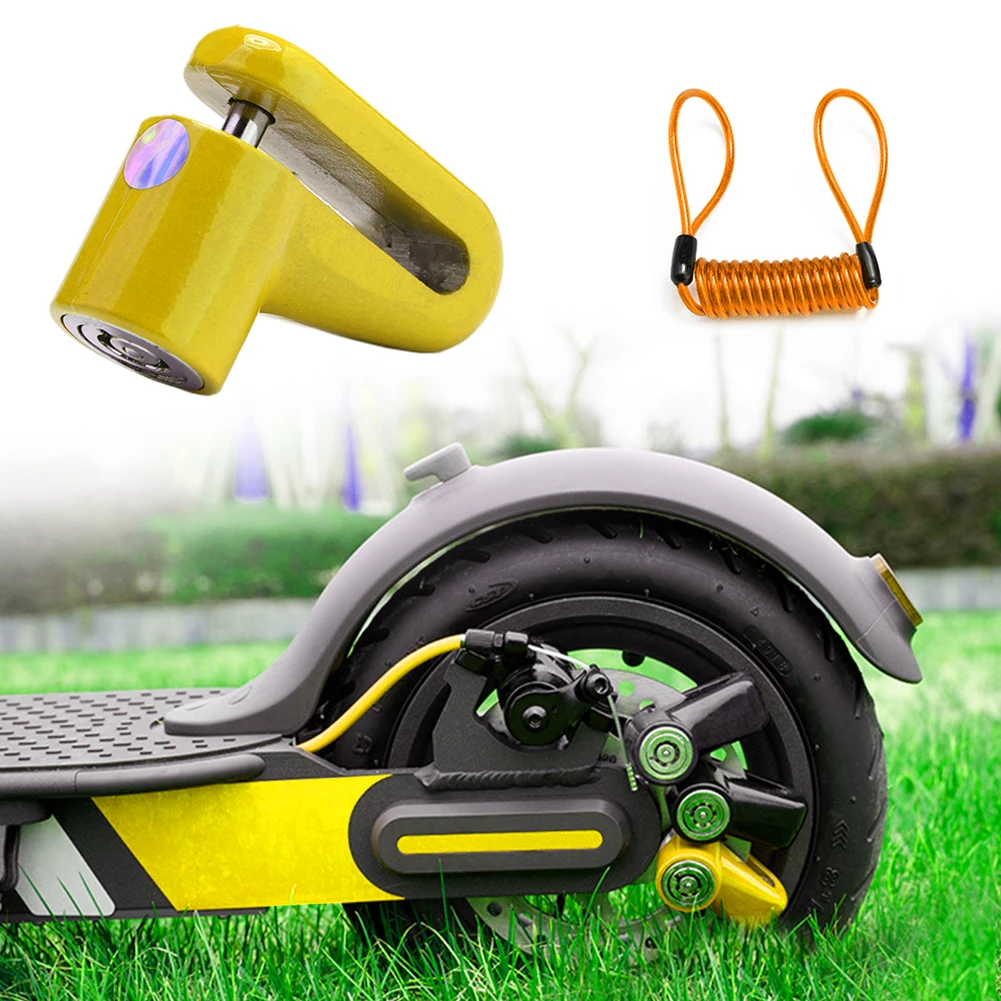 Замок дисковый с замком для электроскутера защита от кражи рамой горного