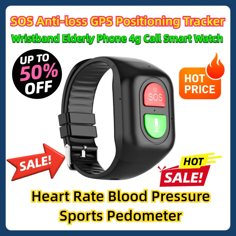 SOS анти-потеря GPS трекер позиционирования сердечного ритма кровяное давление