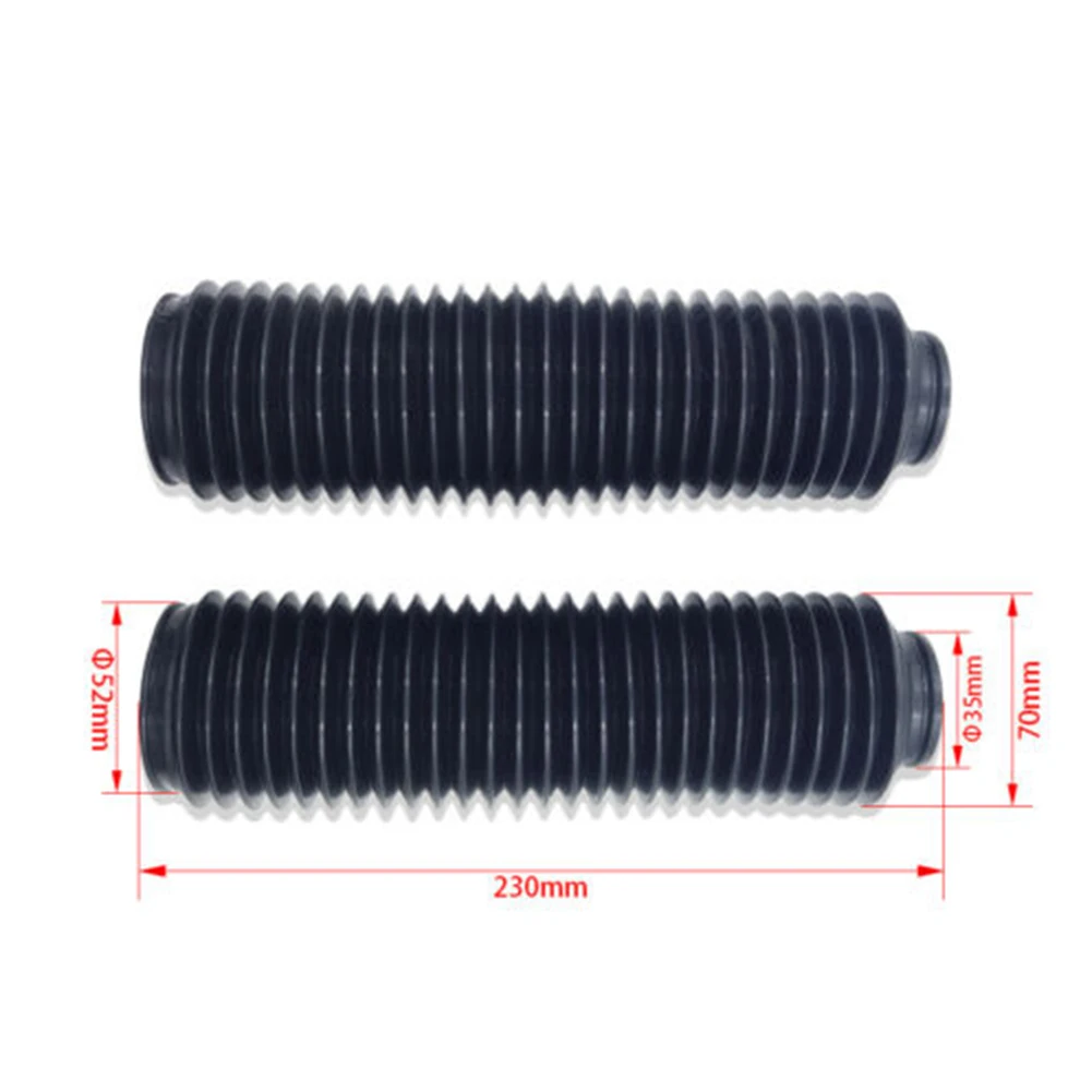 

Dust Cover Motorcycle Fork Covers Black Dustproof Cover Elastic Fork Cover Gaiters