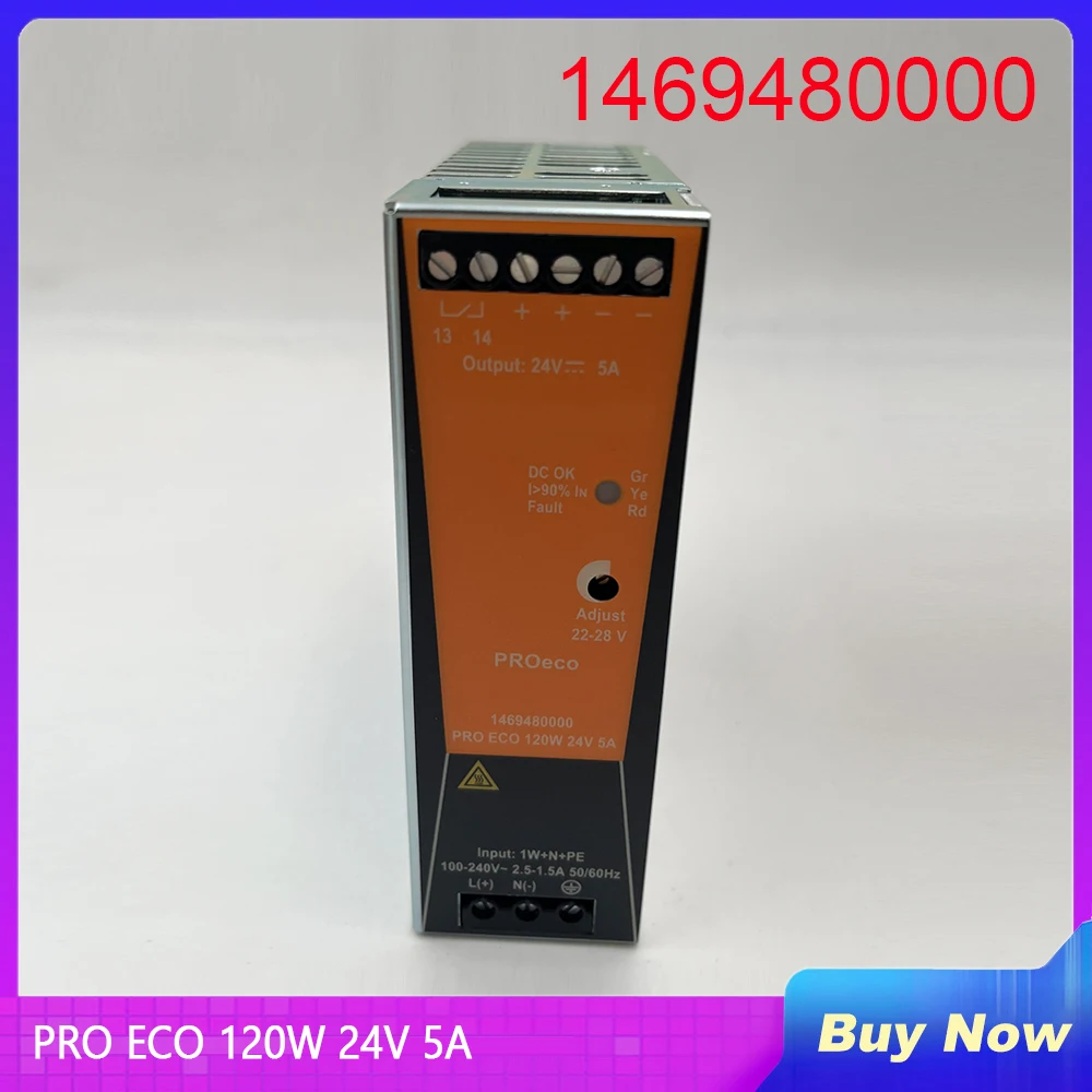 1469480000 для Weidmuller PRO ECO 120 Вт 24 В 5 А Блок питания с переключателем режима 24 В 1469480000 для Weidmuller PRO ECO 120 Вт 24 В 5 А Блок питания с переключателем режима 24 В