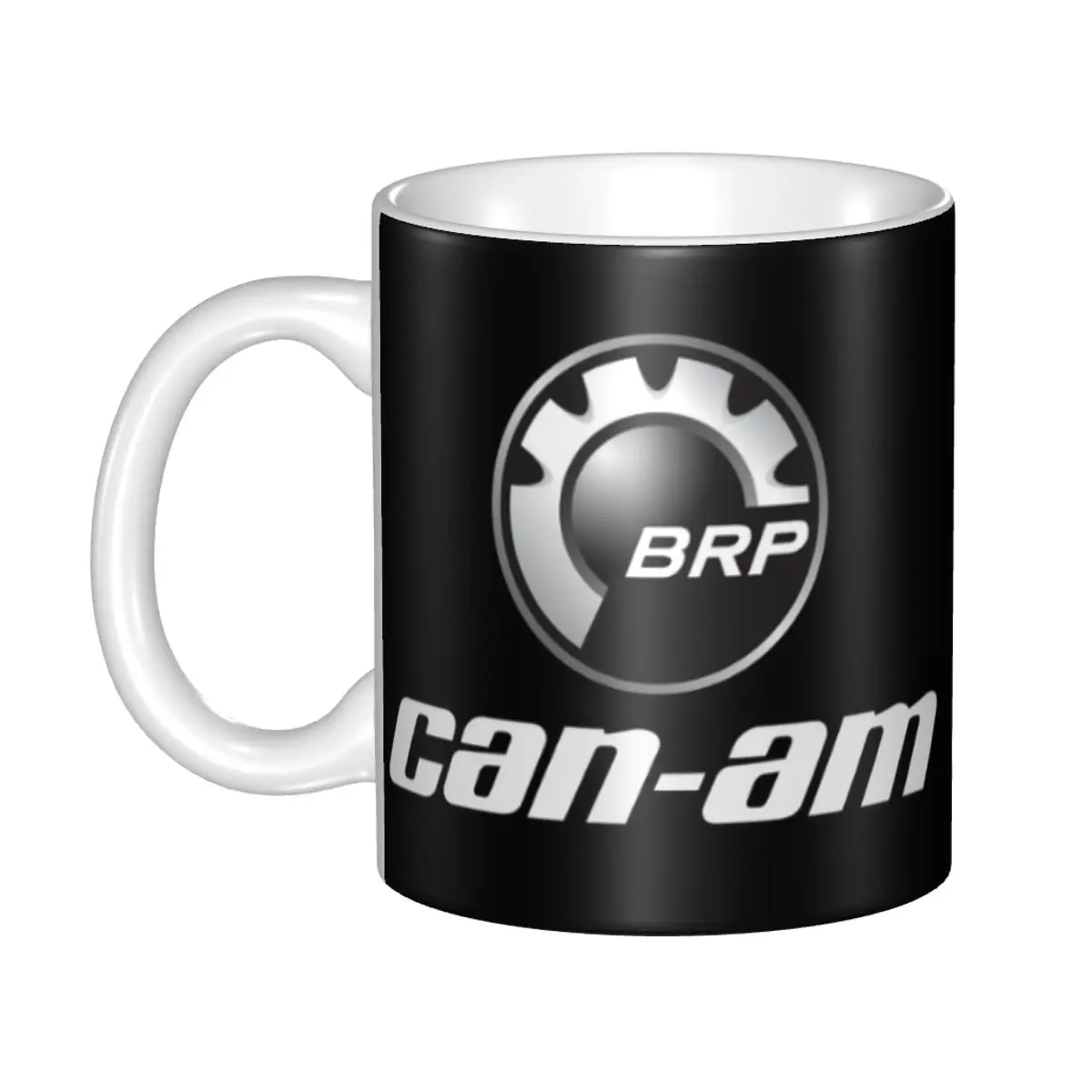 

BRP Can-Am Print Coffee Mug DIY Customized Motorcycle Ceramic Milk Tea Mug Cup Outdoor Work Camping Cups And Mugs