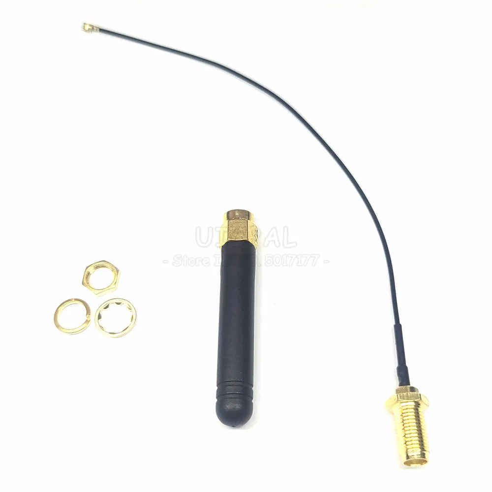 SMA-кабель IPEX с антенной для модуля SIM800L GPRS TCP IP