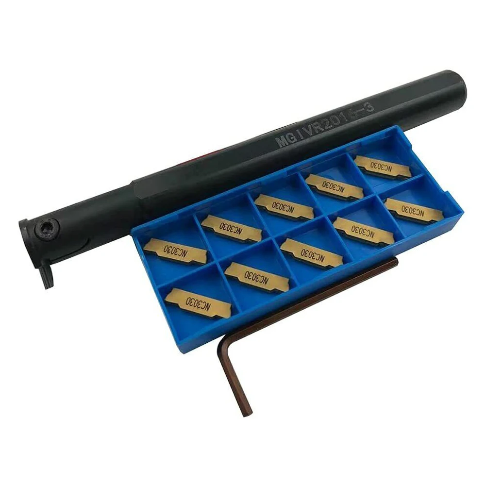 

2022 New Grooving Inserts ​MGIVR2016-3 Carbide Insert Grooving Insert MGMN300-M Parting Tool Holder Turning Insert