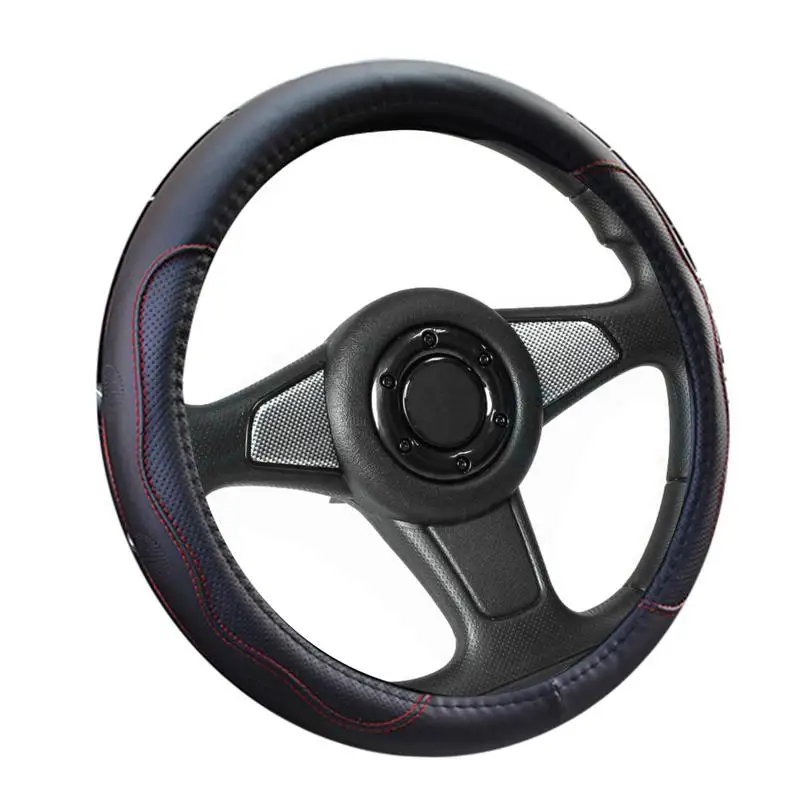 

Car Steering Wheel Cover Fiber Leather Universal Non-Slip Protective Steering Wheel Cover Auto Truck Interior Accessories