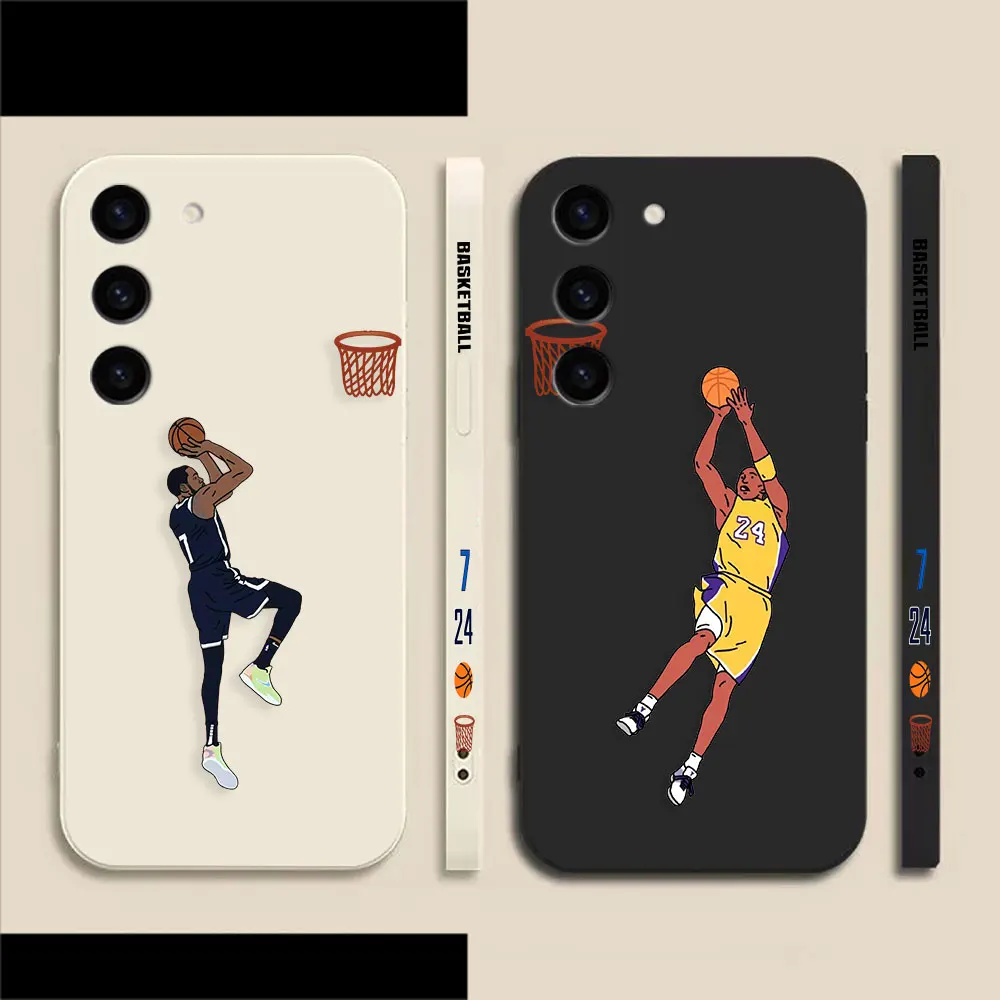 

Cool Playing Basketball Phone Case For Samsung S23 S22 S21 S20 FE S11 S11E S10 S10E S9 S30 Ultra Plus 4G 5G Case Fundas Shell