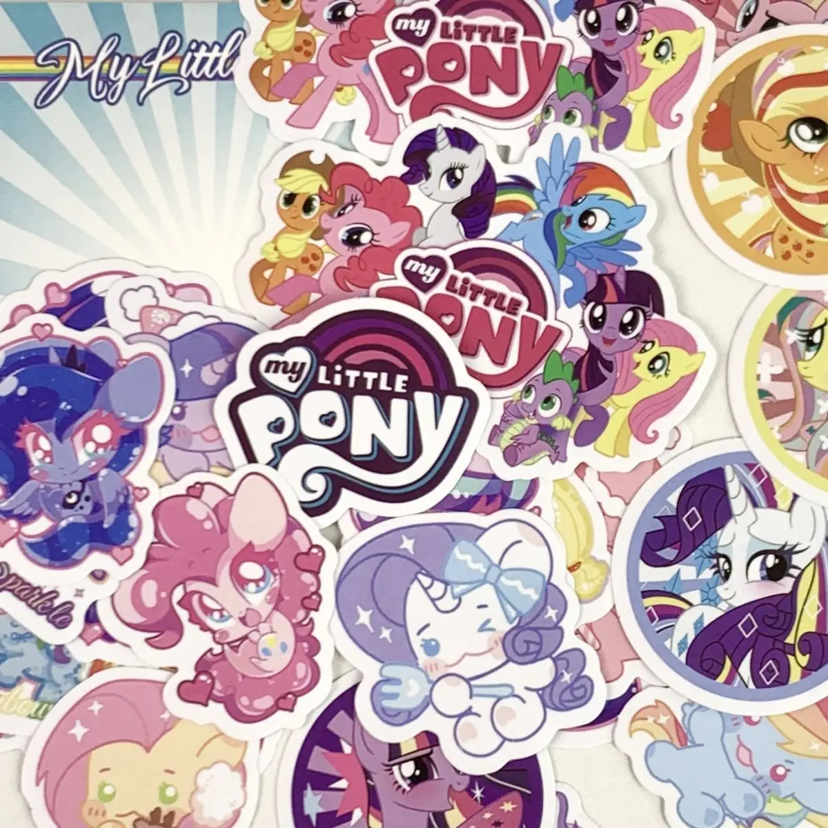 47 шт. аниме My Little Pony ins граффити наклейки для подарка DIY ноутбук Чемодан мотоцикл