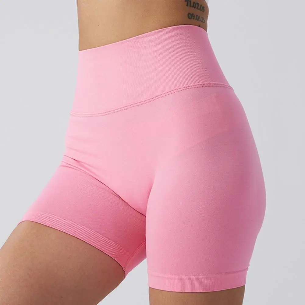 

Women Yoga Shorts Sweat High ElasticitySummer Sports Shorts Absorption Tight Tummy Control Lady Sweatpants Women's Clothing