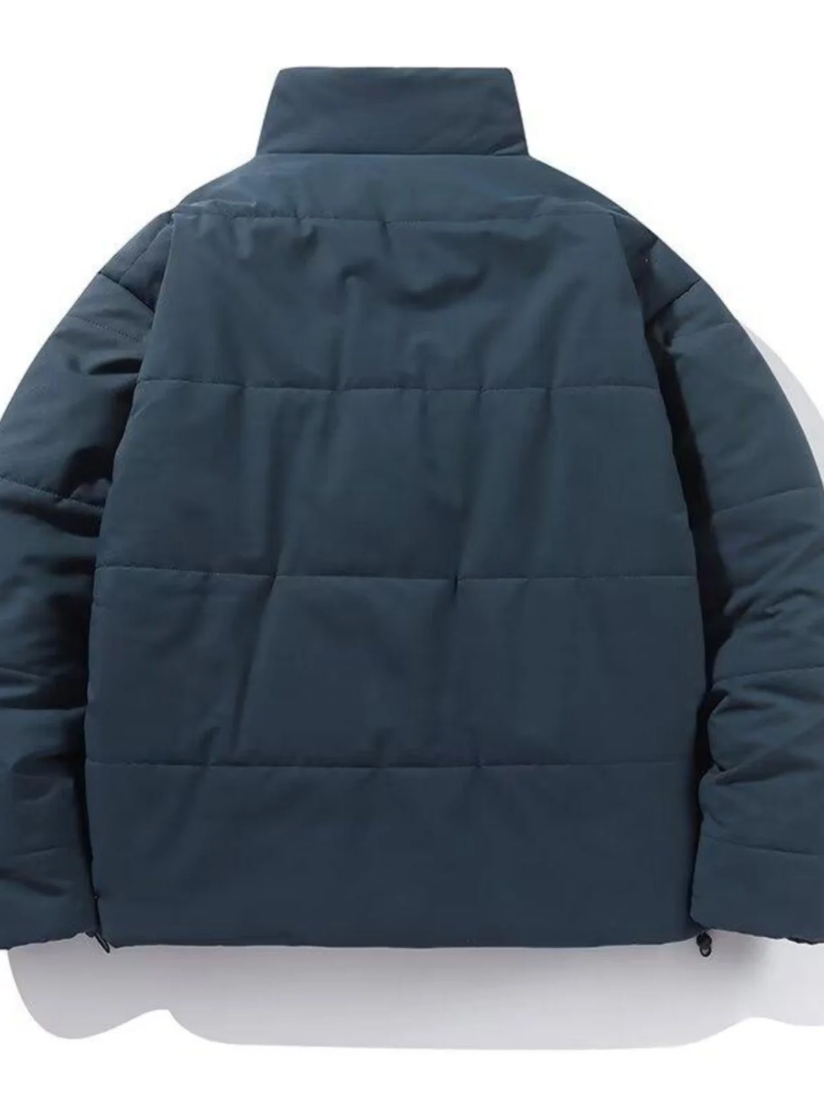 Японская мода зимнее пальто с воротником-стойкой свободное утолщенное пуховое