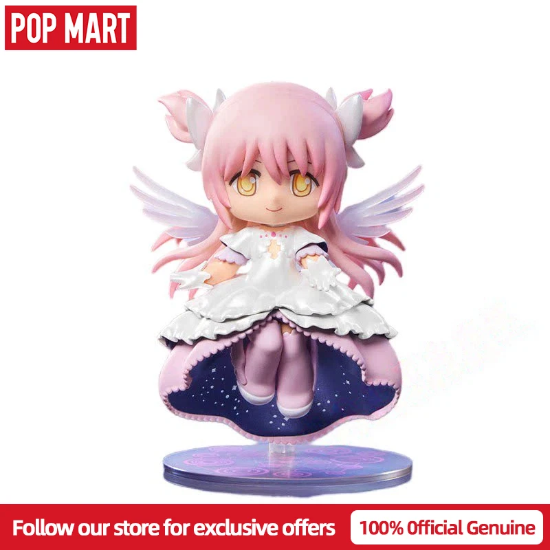 Фото Новая оригинальная коллекционная фигурка POP MART Puella Magi Madoka Magica Iconic Scene Series в закрытой упаковке, игрушка-сюрприз, декор для рабочего стола и подарок №4