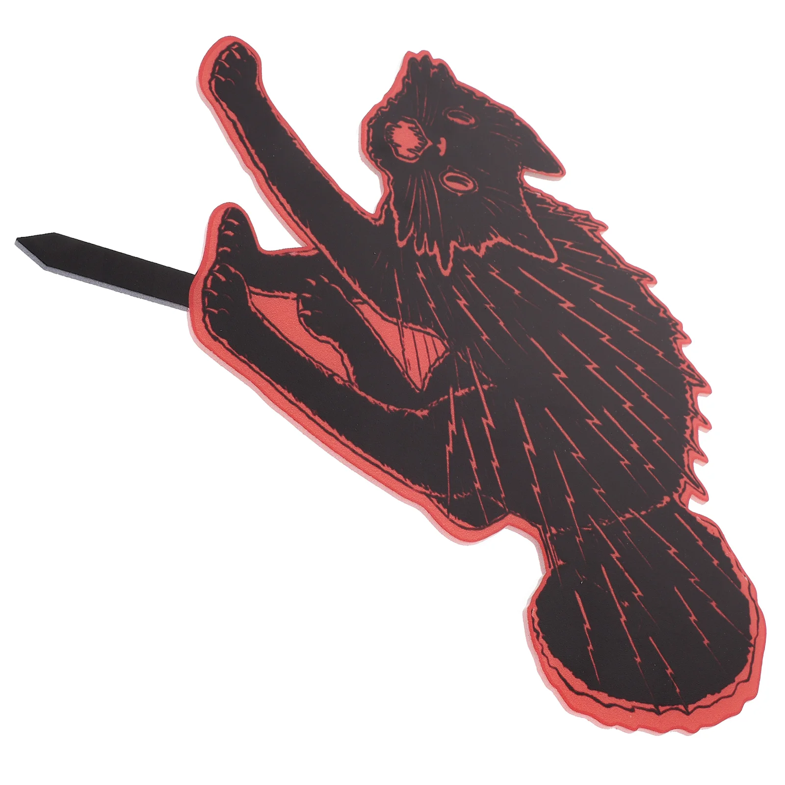 

Cat Halloween Sign Yard Garden Stake Black Decorations Silhouette Stakes Lawn Decoration Signs Outdoor Statue Scary Party