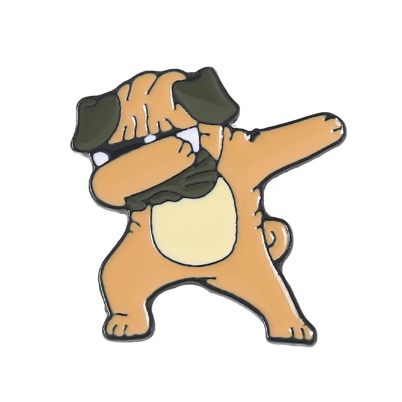 Модные эмалевые броши в стиле панк с изображением дракона для женщин и мужчин