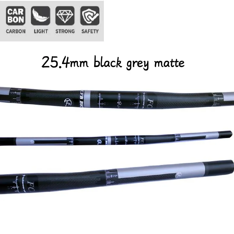 

carbon handlebar BMX full carbon fiber flat handlebar 25.4*460/480/500/520/540/560-720mm cycling parts bicycle bike parts