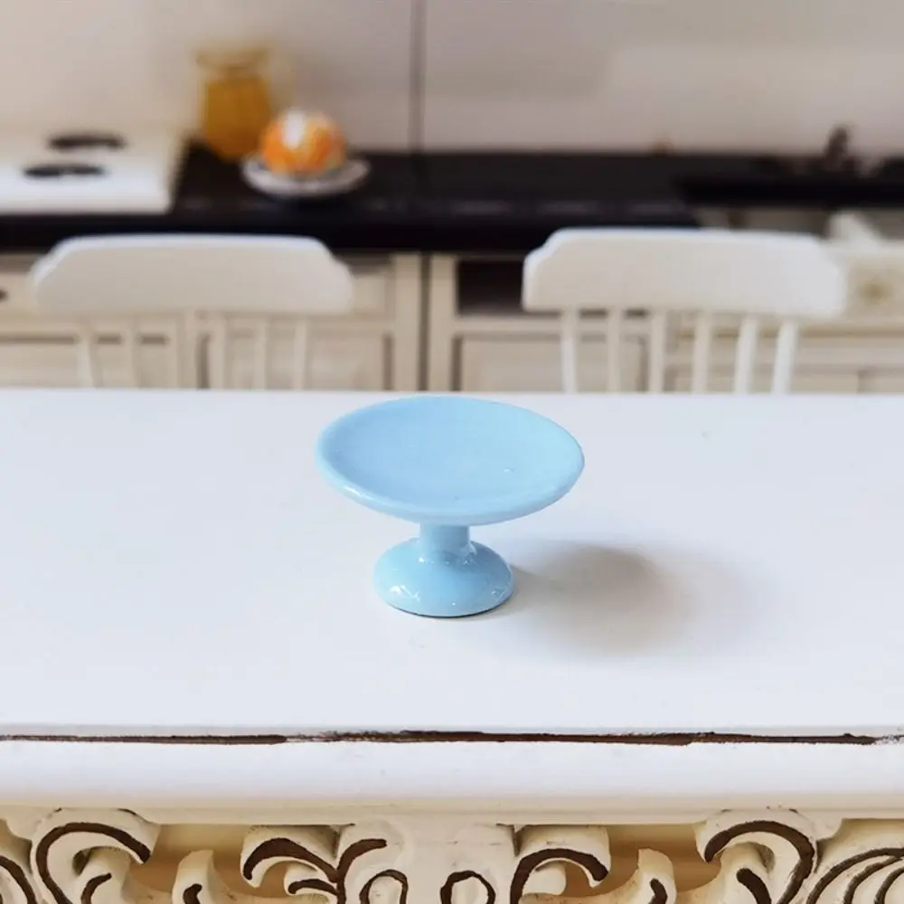 Модная Керамическая форма для кукольного домика 1:12 тарелка фруктов миниатюрная