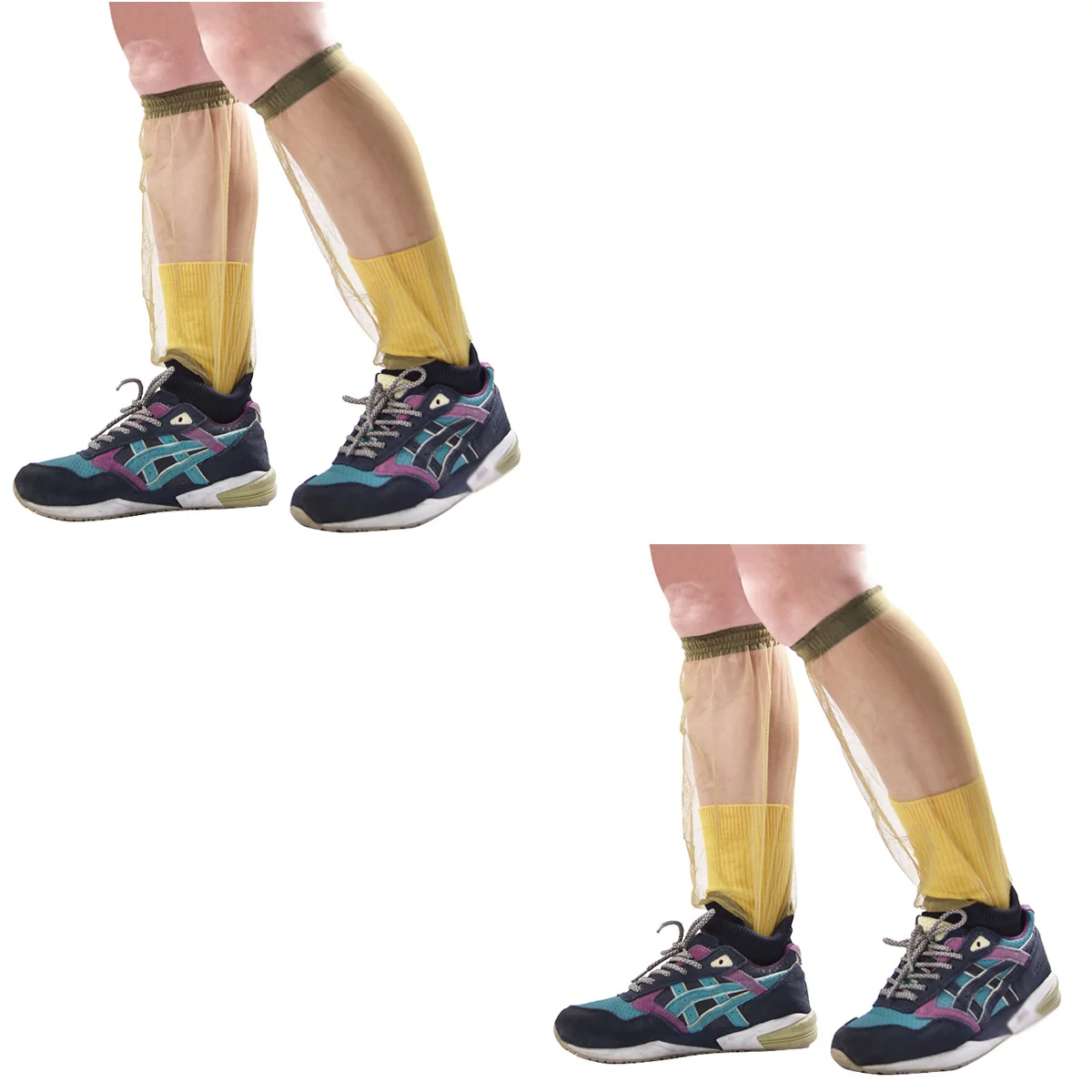 

2x Summer Hiking Equipment Hiking Pants Net Mesh Pants Mountaineering Pants Bug Pants Men