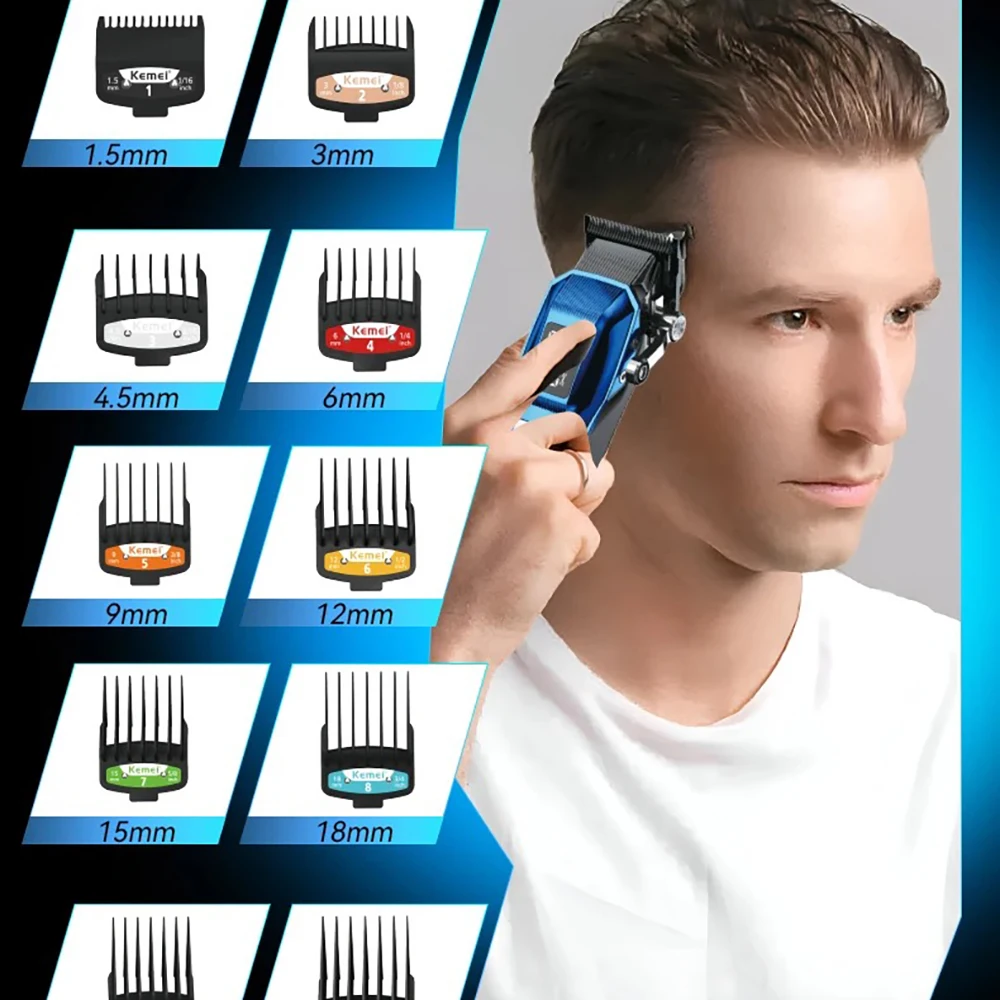 Машинка для стрижки волос Kemei 2796 профессиональная машинка с эффектом выцветания