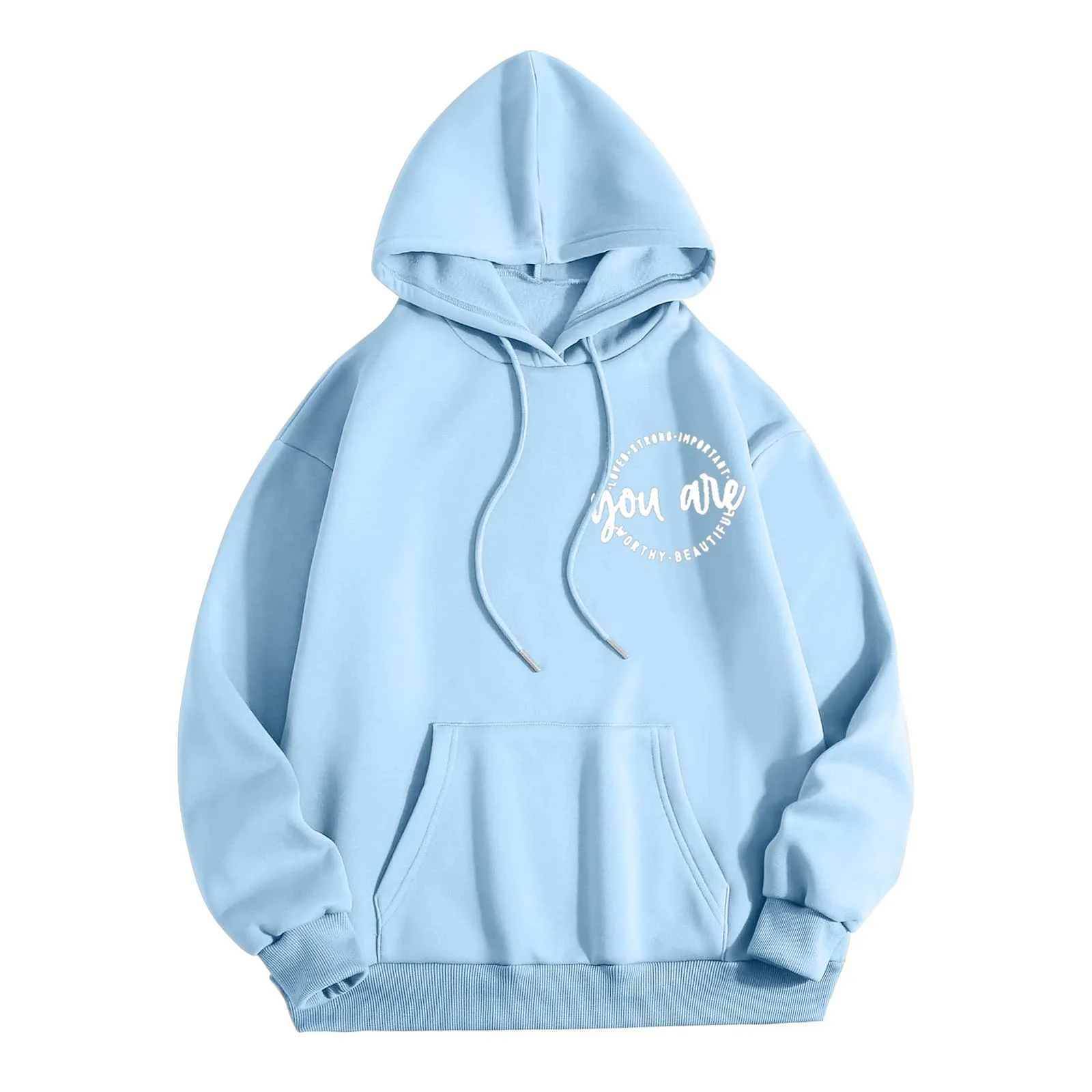 

Hoodie Mental Health Awareness Pullover Vintage Aesthetic Hoodie with Words on Back Unisex Trendy Hoodies Dear Person Behind Me