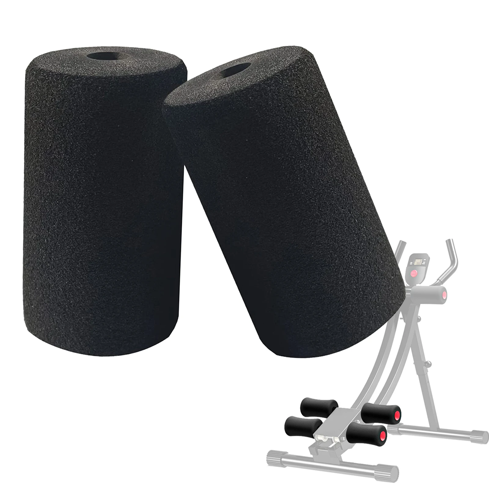 

Rollers Foot Foam Pads Sporting Goods 2pcs Fitness Equipment For Weight Bench Replacement Durable High Quality