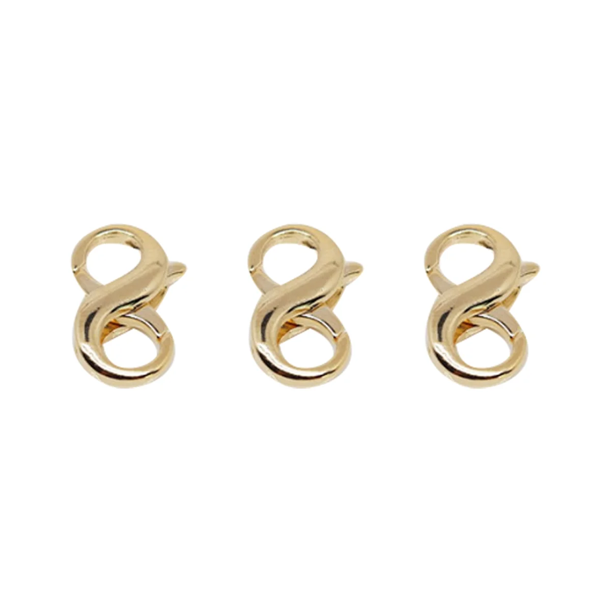 

3 шт., позолоченные застежки для ювелирных изделий