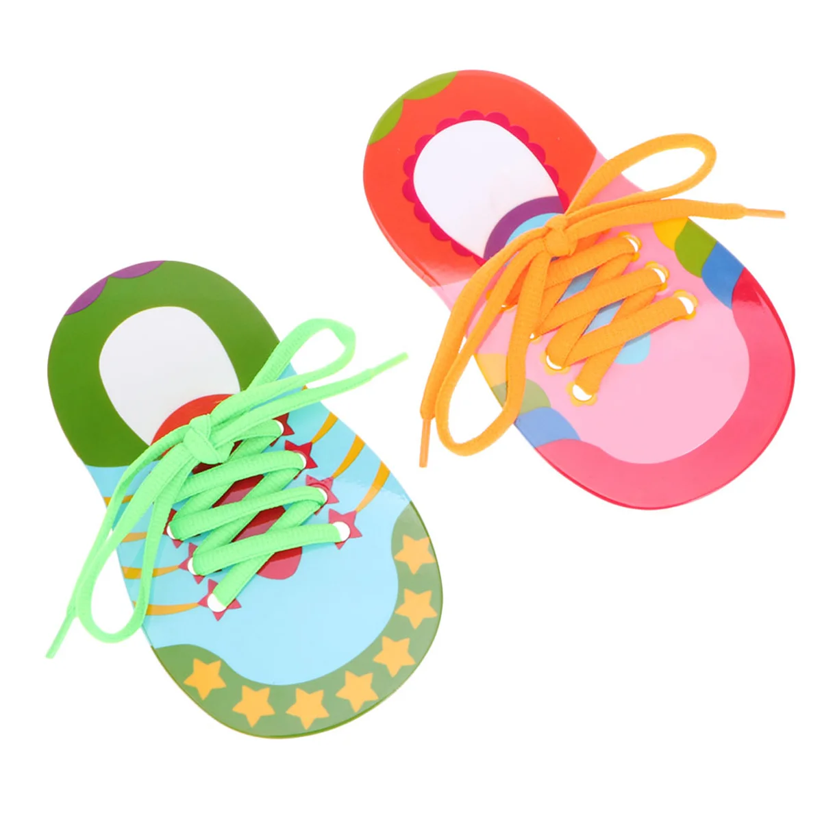 

Toy Toys Shoe Tie Shoes Threading Lacing Kids Shoelace Teaching Practice Learn Educational Board Shoelaces Tying Books Motor