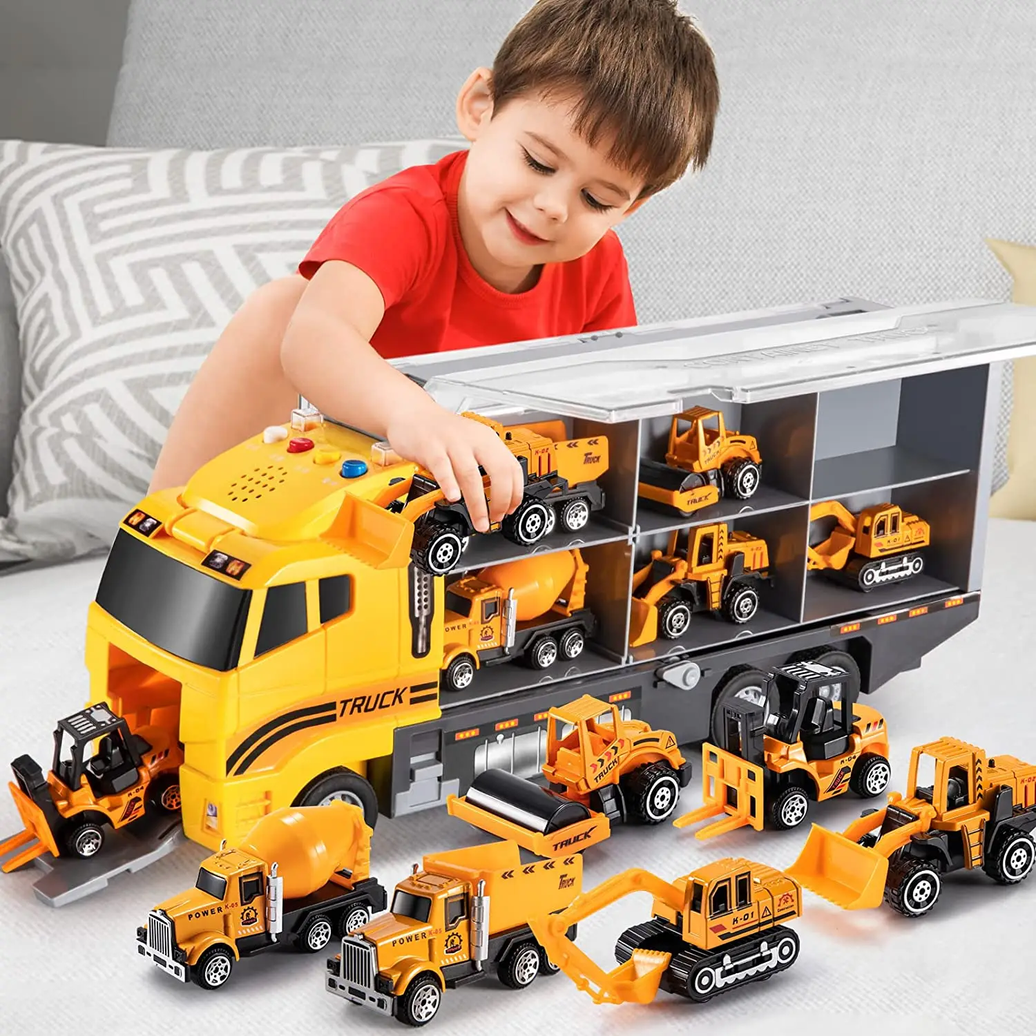Truck Toys Car Carrier Vehicle Set All Toys Fun
