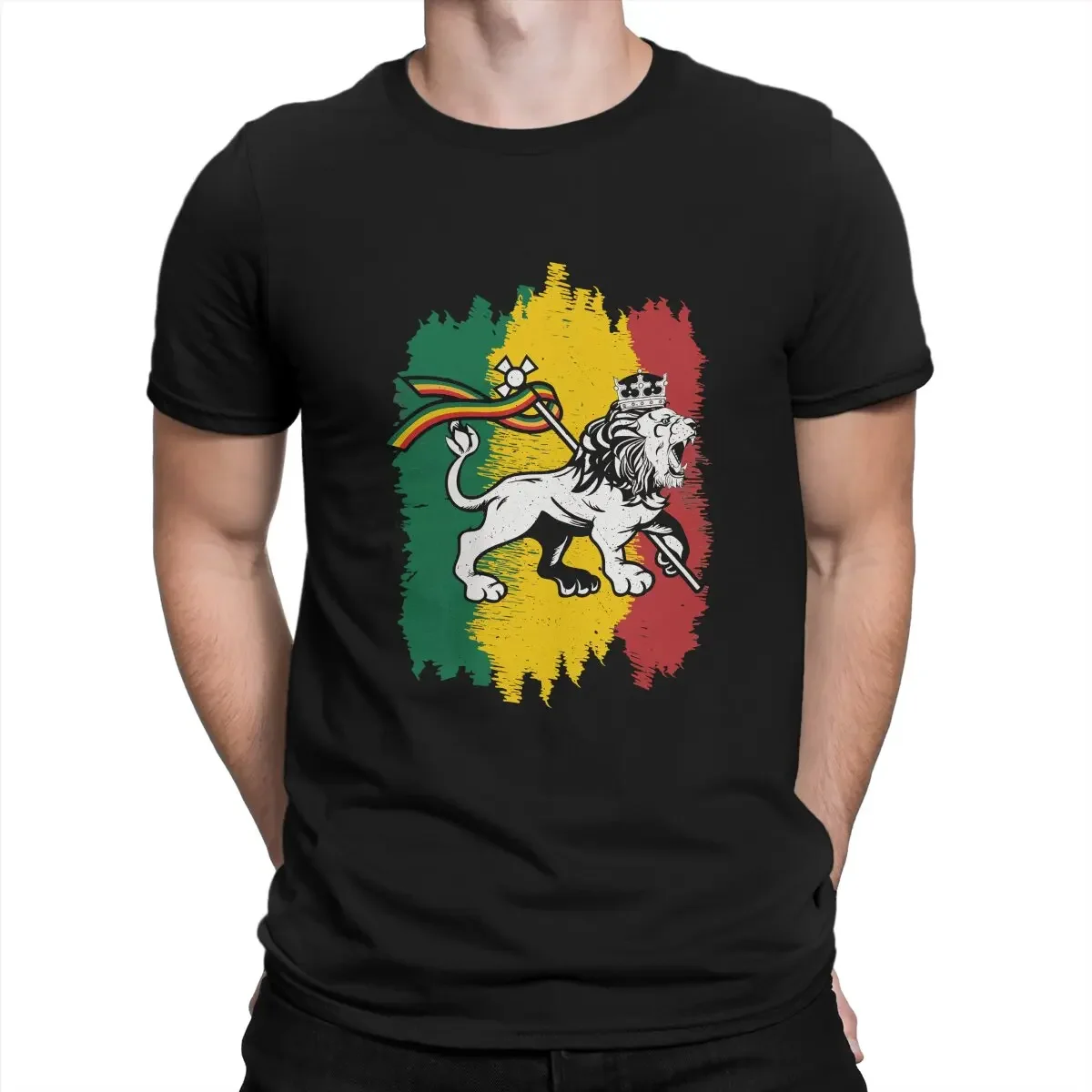 Футболка PEDRAZA Rasta Lion Of Judah Хлопок Мужская