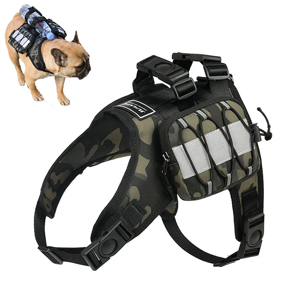 

Dogs Out Of Backpack Adjustable Camouflage Portable Dog Bag Medium And Large Travel Hiking Double Bag Pet Backpack Sling Carrier
