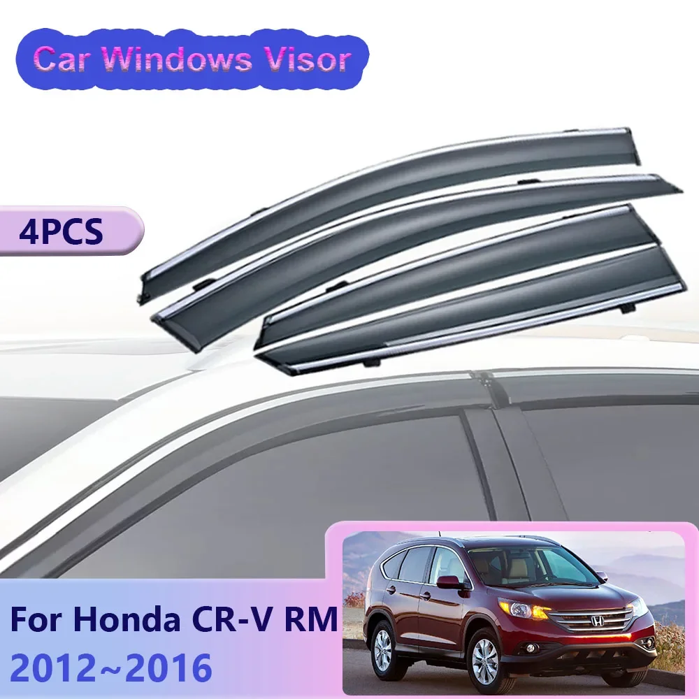 Козырек на окно автомобиля для Honda CR-V CRV 4 RM RE 2012 ~ 2016 2013 2014 2015 боковые дымовые Чехлы