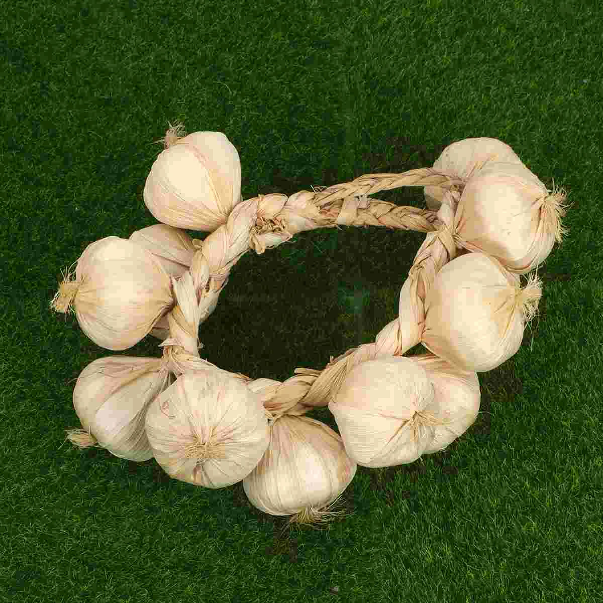 

Garlic Artificial String Fake Hanging Vegetable Decor Vegetables Model Decoration Strings Props Lifelikephotography Simulation