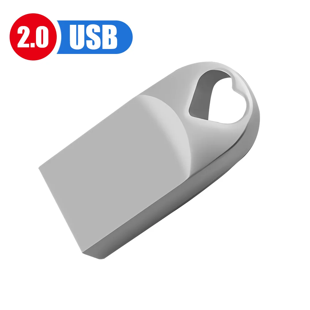 Фото USB 2.0 Металлическая шахтная форма Love Heart Высокоскоростной флэш-накопитель Pendrive 64 ГБ 32 ГБ 16 ГБ 8 ГБ 4 ГБ cle USB menory stick подарок №5