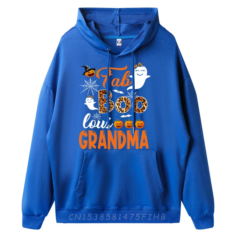 Leopard Fab Boo Lous Бабушка Жуткий костюм на Хэллоуин Футболка с рисунком Толстовка