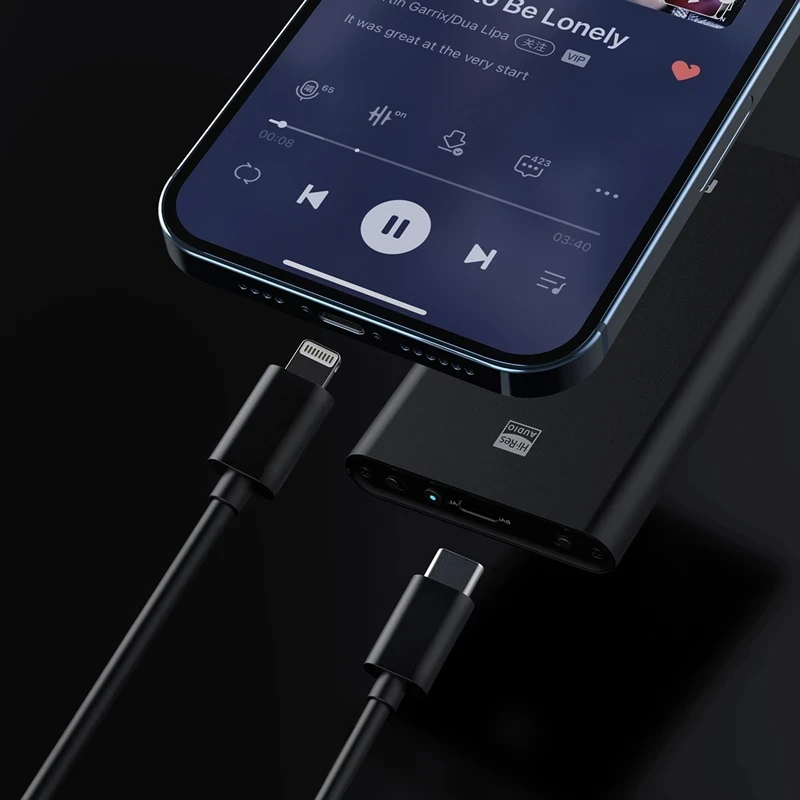 Fiio LT-LT1 LT-LT3 Type-C to Lightning OTG Cable for iOS Connect BTR5 BTR3K Q3 Q5S-TC K9 10cm/20cm |