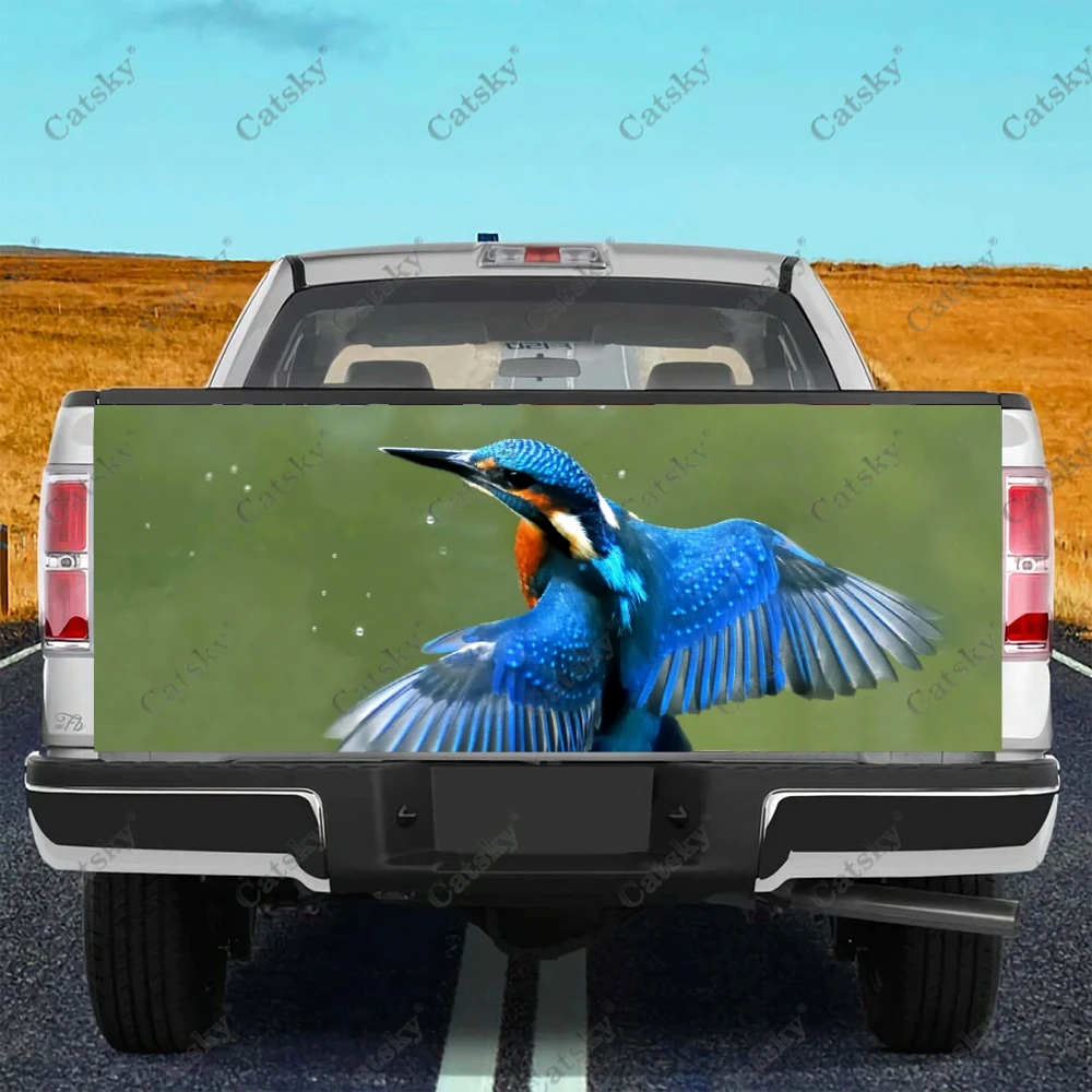 

Animal kingfisher Car stickers truck rear tail modification painting suitable for truck pain packaging accessories decals