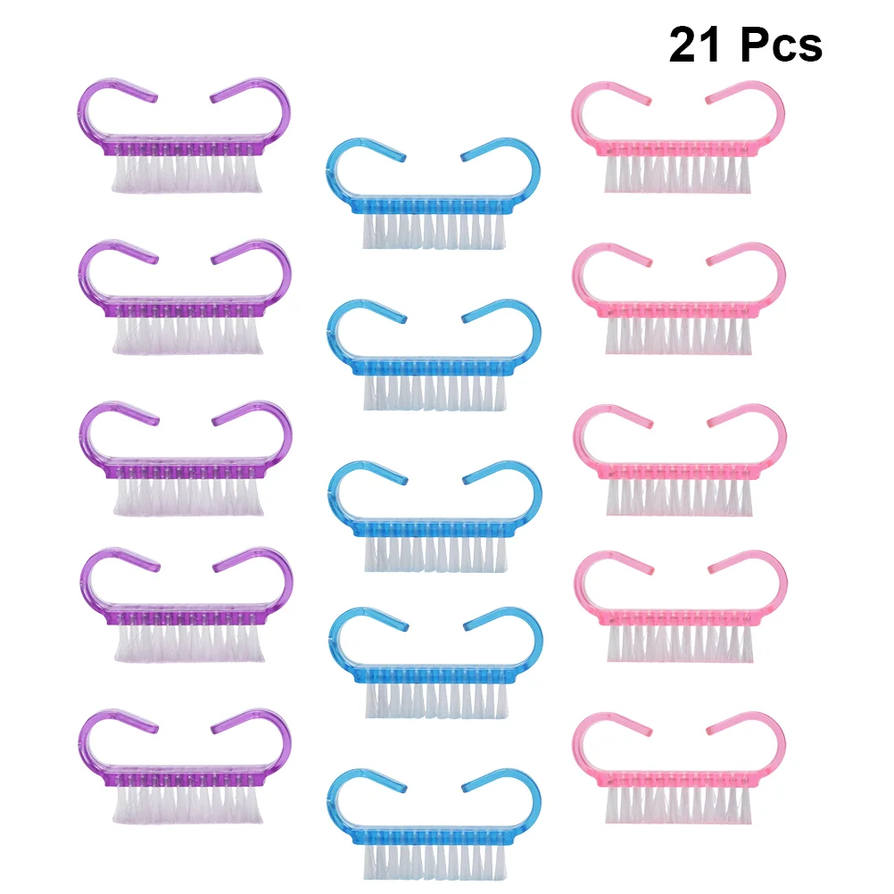 

21 шт., щётка для чистки ногтей