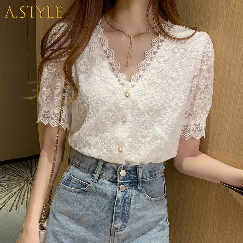 

Shirts Women Trendy Sexy Style Ladies Tops Solid Simple Kawaii Soft Elegant Design Flower Comfortable New Clothing Slim Casual