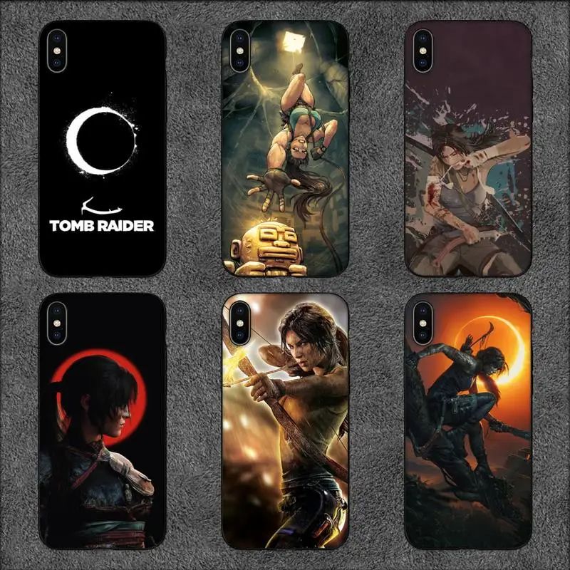 

T-Tomb-Raiders game Phone Case For iPhone 11 12 Mini 13 14 Pro XS Max X 8 7 6s Plus 5 SE XR Shell