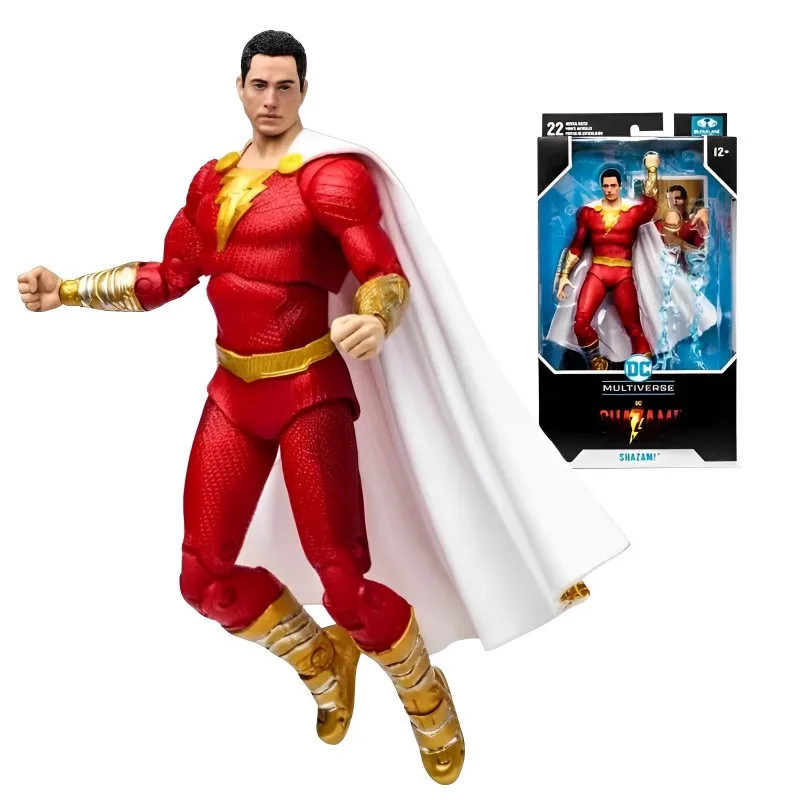 

Original Shazam Fury Of The Gods Action Figure 7 Inches Mcfarlane Dc Multiverse Anime Dolls Mdoel Kids Birthday Gift Model