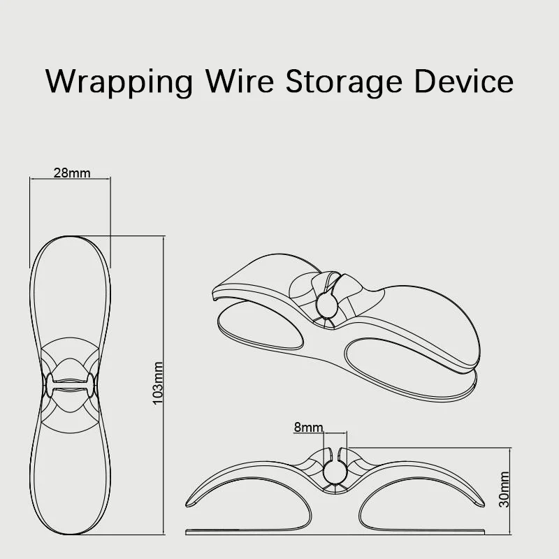 Органайзер для шнура кухонный силиконовый держатель телефона без отверстий