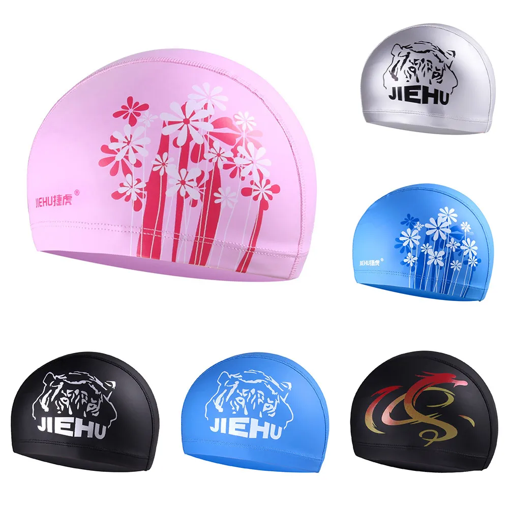

Swimming Cap Swim Cap With Ear Pockets Long Hair For Men Ladies Hat Waterproof Protect Ears Long Hair Large Silicone Diving Hat