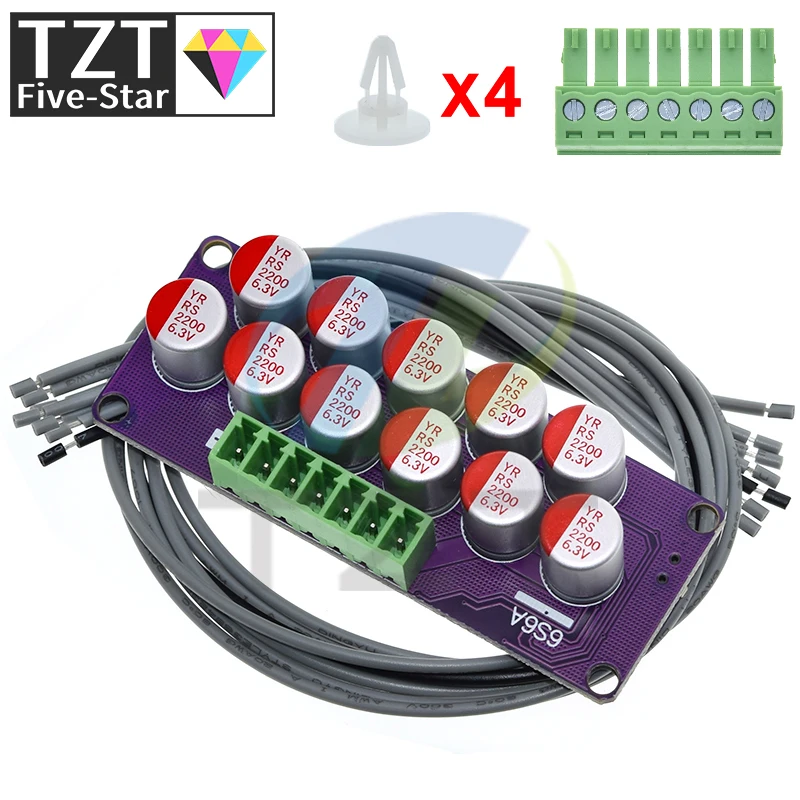 Высокотоковая плата активного эквалайзера TZT 6S 6A для литиевой батареи Lifepo4