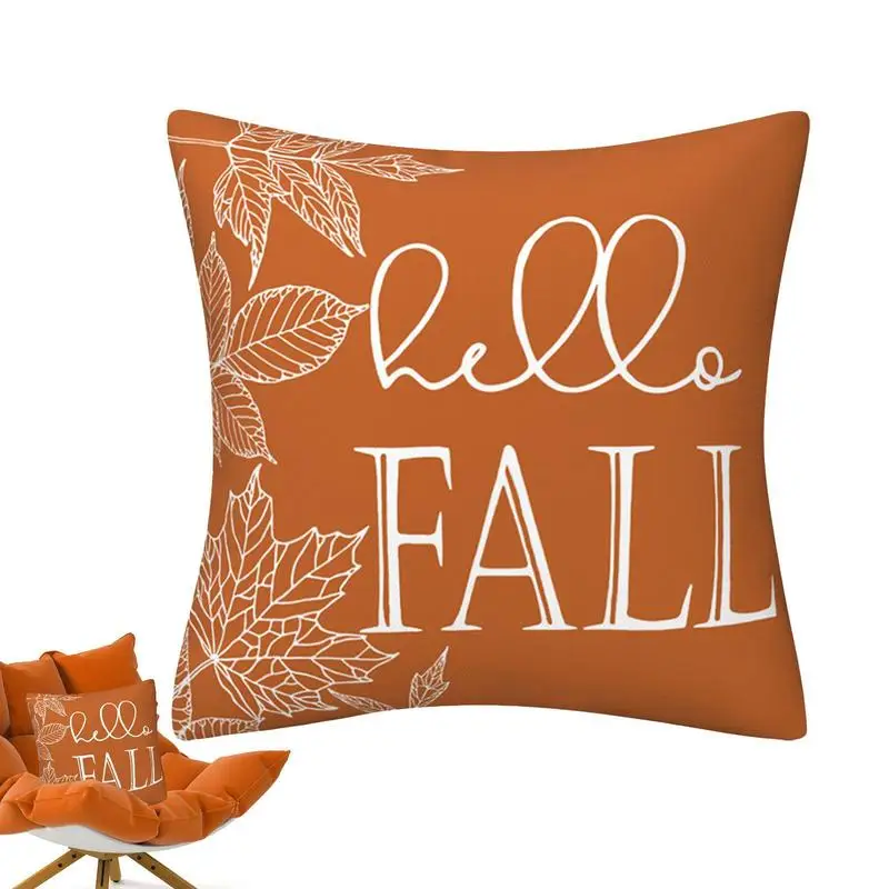 

Fall Pillow Cases Fall Decor Pillow Cases Soft And Reusable Throw Pillowcases Pumpkin Autumn Cushion Cover For Thanksgiving Home