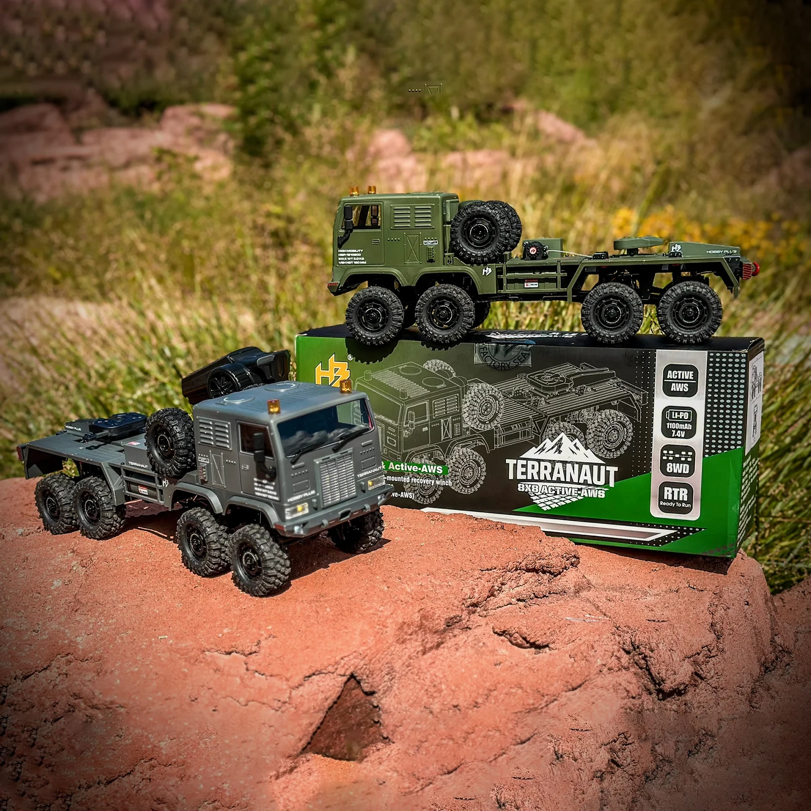 HOBBY PLUS 118 радиоуправляемая модель прицепа 8x8 Terranaut CR18P RTR электрическая модель грузовика с дистанционным управлением для взрослых и детей игрушки (art.: 3920d2f32bb65) - 3920d2f32bb65