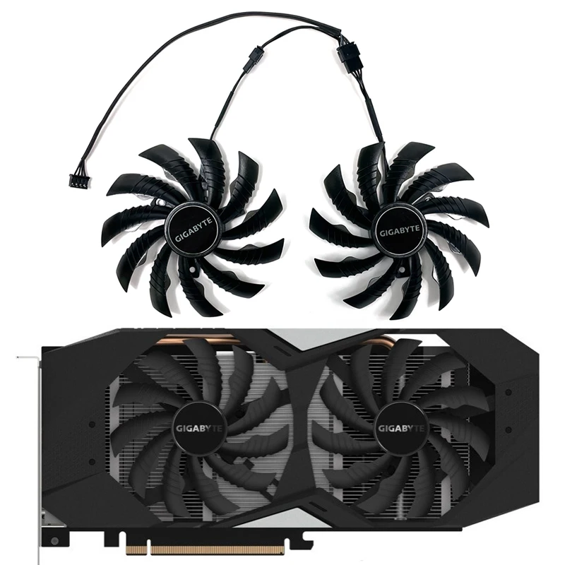 

Gigabyte GTX 1660 Ti GPU fan 95MM PLD10010S12H GTX 1650 for Gigabyte RTX2070 RTX 2060 SUPER 2070 WINDFORCE OC card cooling fan