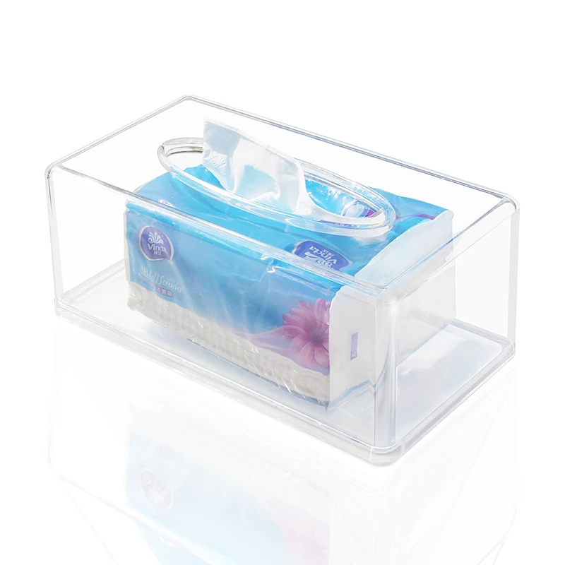 

Tissue Box Napkin Holder Household Transparent Acrylic Box For Napkins Home Hotel Creative Acrylic Tissue Box Storage Rack